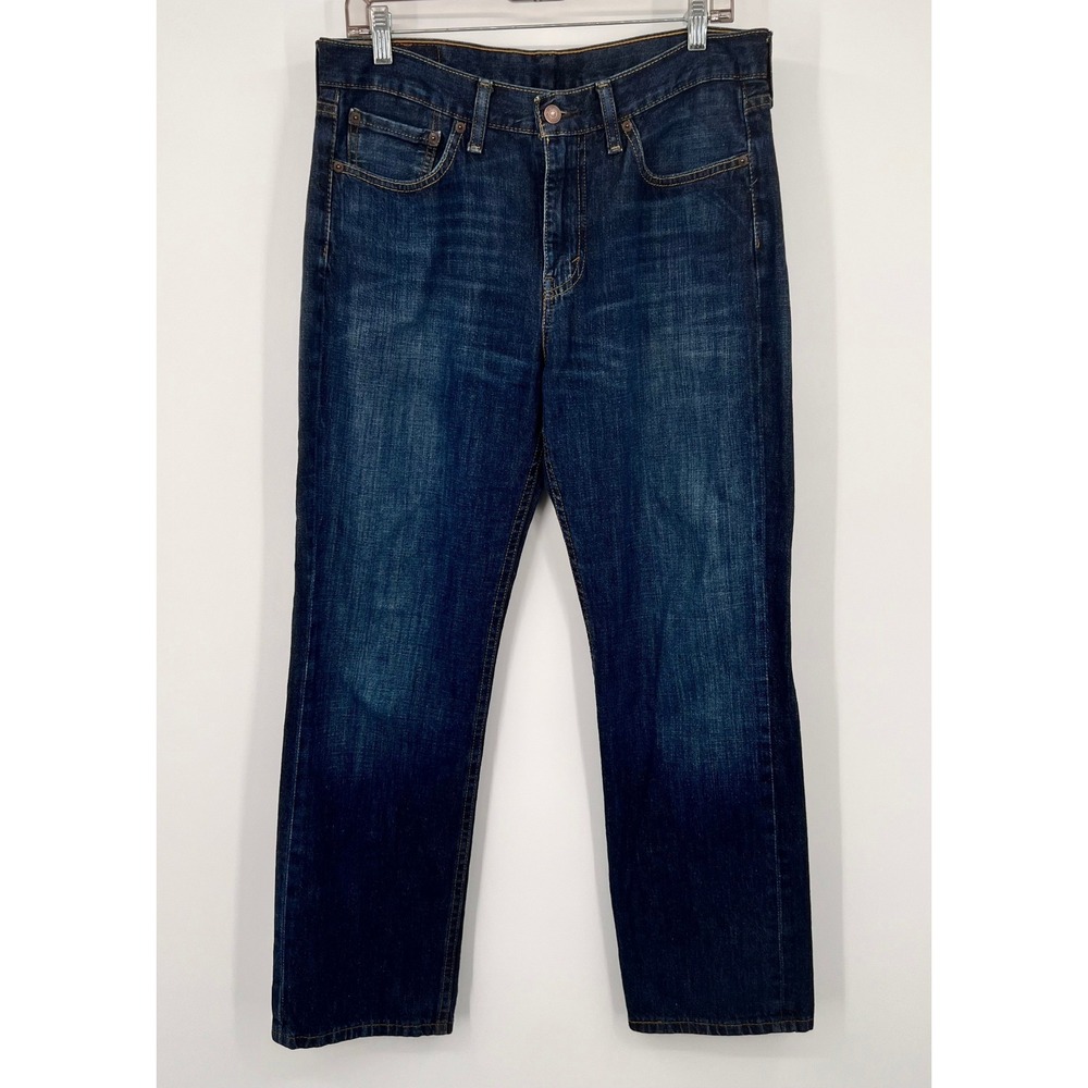 Levis 514 Mens Athletic Taper Jeans Dark Wash Blue Denim W32 L29 18181-0014